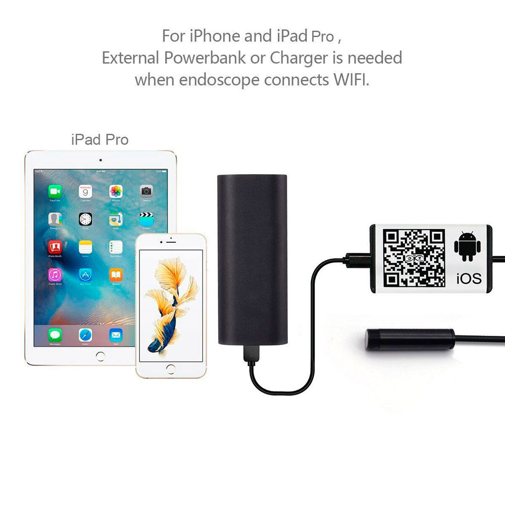 Phone WiFi Endoscope For Andriod IOS