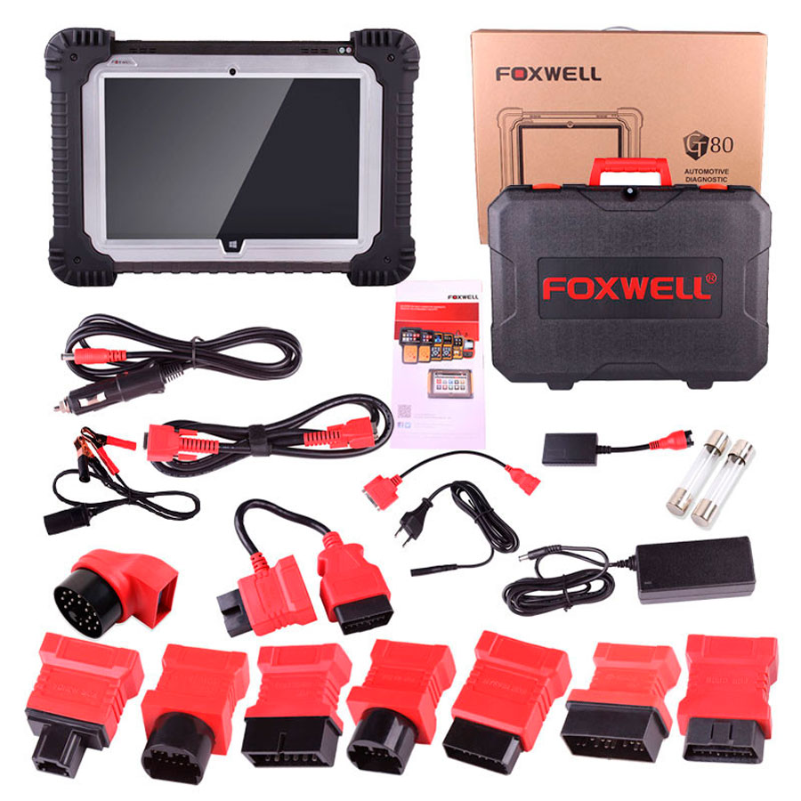 Foxwell GT80 Tablet Packing List